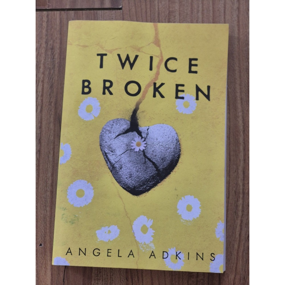 Twice Broken by Angela Adkins Paperback Novel Contemporary Christian Fiction S15